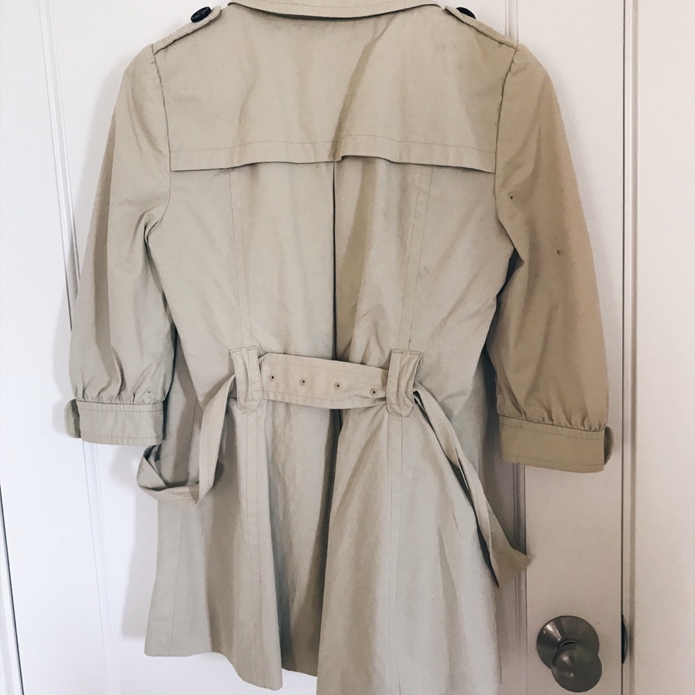 Banana Republic Trench coat Size Small Petite - Picture 2 of 4